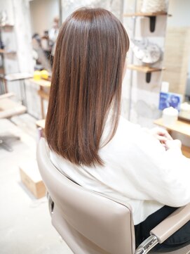 レウォ(rewo) ◇酸熱トリートメント＋ケアカラー◇ノンブローミディアム