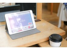 全席タブレット完備！人気漫画や映画、ドラマが見放題♪お子様連れのママさんにも大好評！