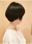 スタイリスト刈り上げ女子×丸みショート