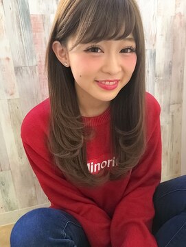 テオ(Theo) Theo /エメラルドアッシュ/ 巻き髪風パーマ/ロング