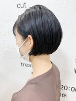 モリオ フロム ロンドン サッポロファクトリー店(morio FROM LONDON)&nbsp;【morio札幌】札幌ボブ　大人かわいい黒髪ぱつっとショートボブ