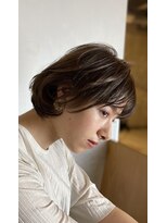 ラグゼ(Luxe)&nbsp;小顔効果！ひし形ミニボブ【Luxe 高橋あや】