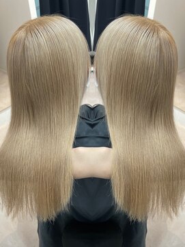 プレシャスバイプロデュース(precious by Produce) 艶髪ハイトーン/ホワイトベージュ［町田/町田駅/髪質改善］