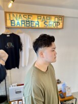 イナセパーラー(INASE PARLOR)&nbsp;ナチュラルショート×スキンフェード