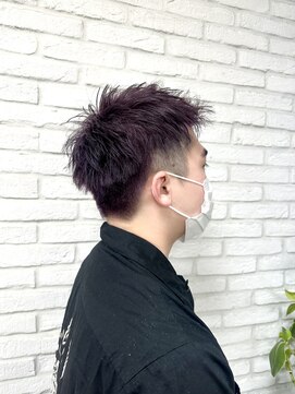 ヘアバイプルーヴ(Hair by PROVE) メンズのパープルカラー