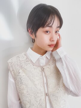 バサ 池袋東口店(BASSA) 【池袋・ショートヘア】抜け感シースルーショートヘア