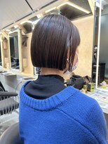【Lond表参道倉崎涼】ミルクティーカラーが似合う韓国ボブ