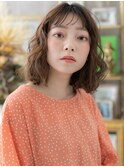 バレイヤージュ春パーマ小顔前下がりボブディa浦和20代30代40代