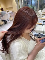 ゼスト フィーノ(ZEST fino) 【橋本姫奈】ブリーチなしダブルカラーでピンクカラー