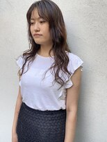 フェンヘアーアイス 中目黒(Fen.hair ici)&nbsp;うるツヤヘルシーウェーブスタイル前髪うる艶髪モテ髪