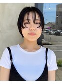 シースルーバング×マッシュショート【シン】