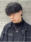 波巻きスパイラルパーマツイストスパイラルパーマメンズマッシュ