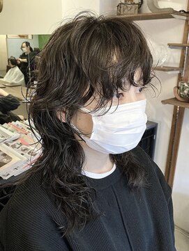 アミュレット バイ サファリ 西荻窪(AMULETTE BY SAFARI) 《お客様スタイル34》ウルフレイヤー×しっかりめパーマ