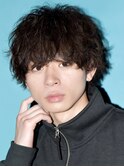 スパイラルパーマツーブロック刈り上げラウンドマッシュ韓国束感
