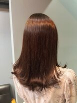ロウ 町田(ROW)&nbsp;大人かわいいエギョモリ ミルクティーブラウン ひし形シルエット