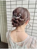 結婚式ヘアセット/まとめ髪ヘア