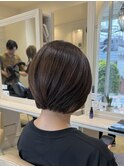 大人かわいいレイヤーボブ