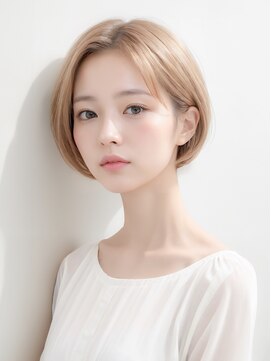 ハヌル(Haneul) 巣鴨/巣鴨美容室/髪質改善/白髪染め/韓国風/ショートボブ