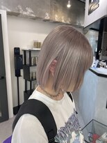 ペレ 渋谷(PELE)&nbsp;h_ デザインカラー/レイヤーカット/ウェットヘア/ベージュ