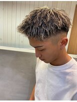 メンズバイココテラス 豊中(men's by cocoterace) ツイスパ/メッシュ/メンズカット/ホワイトメッシュ