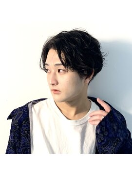 ランディ(RANDY) メンズ センターパート スパイラルパーマ 【RANDY】