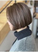 髪質改善20代30代40代大人可愛いココアベージュこなれボブ