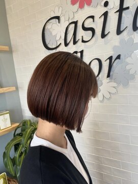 カシータ フロル 尾張旭店(Casita flor) スッキリボブスタイル