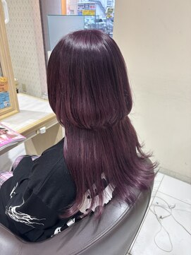 カペリベラ CapelliBella 香里園店 くらげカット/推しカラー/パープル/10代20代