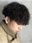 横浜西口メンズマッシュ波巻きパーマツイストパーマメンズパーマ