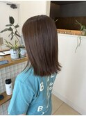インナーカラーカーキ