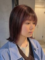 エリマバイフィフス 調布(elima by fifth)&nbsp;コントラスト低めのピンクカラーのアンブレラカラー