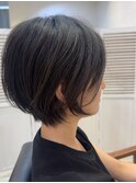 丸みある可愛らしいショート