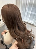 【RINA】Wカラーでオリーブベージュカラー☆