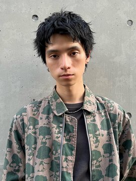 グリーンミドル(GREEN middle) メンズカット/メンズパーマ:スパイキー/メンズショート/癖毛風