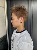 サーフカール/スパイキーショート/ブルーブラック/瀬田