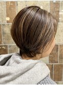 前髪あり/ショート/ショートボブ/30代/40代/50代/恵比寿