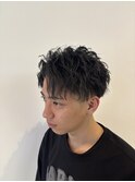 アップバングスタイル