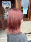 wカラー ピンク