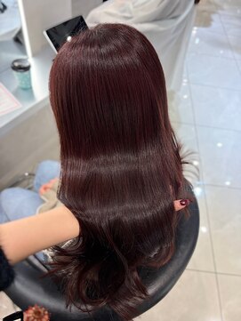 ユーフォリア 池袋東口駅前店(Euphoria) 【Euphoria MITSUKI】大人上品深みのあるワインレッドカラー♪