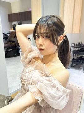 ベル 流山おおたかの森(BELLE) 後れ毛顔周りレイヤー前髪あ@revo_ishidaり[流山おおたかの森駅]