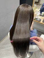 アヴァンス 広島本通店(AVANCE.)&nbsp;着物ヘア/大人ガーリー/ダークアッシュ/似合わせカット