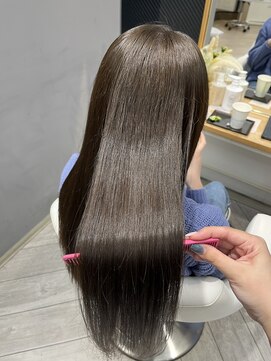 アヴァンス 広島本通店(AVANCE.) 着物ヘア/大人ガーリー/ダークアッシュ/似合わせカット