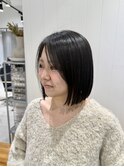 ミルクティーブロンドデジタルパーマワンホンレイヤー［用賀］