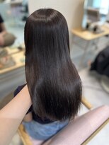 ベル 流山おおたかの森(BELLE) ぷる艶縮毛矯正×透明感たっぷりチョコレートブラウン