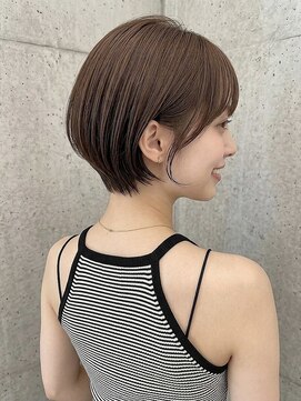 カバーヘア ブリス 戸田公園西口店(COVER HAIR bliss) トップふんわり耳掛けショート/骨格補正美髪/20代30代p戸田公園