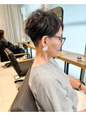 大人の刈り上げショートカット
