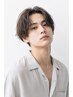 『男性限定』メンズカット+透明感カラー(白髪染めもOK)+眉カット[men's]
