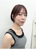 ボリュームダウン大人ショートヘア〔表参道/青山drop〕