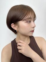 全席個室美容室 Zina津田沼 髪質改善/縮毛矯正【ジーナ】&nbsp;髪質改善　ハイトーンニュアンスからショート【Zina 津田沼】