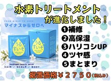 カミザイク 万里(kamizaiku BANRI)の雰囲気（パワーアップした水素トリートメントおすすめします！）